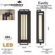 preview thumbnail 9 of 8, The Great Outdoors 77500-L Eastly 16" Tall ADA LED Outdoor Wall Sconce
