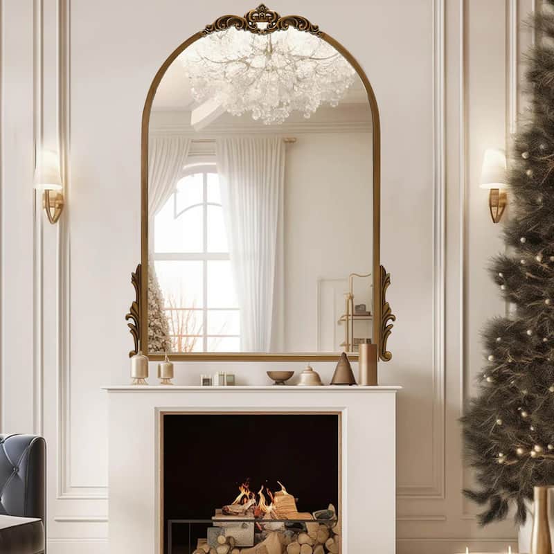 Antique Vintage Mirror Baroque Mirror - 20X26 - Gold