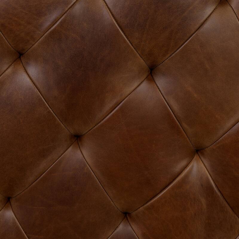 Poly & Bark Zahra Genuine Leather Storage Ottoman