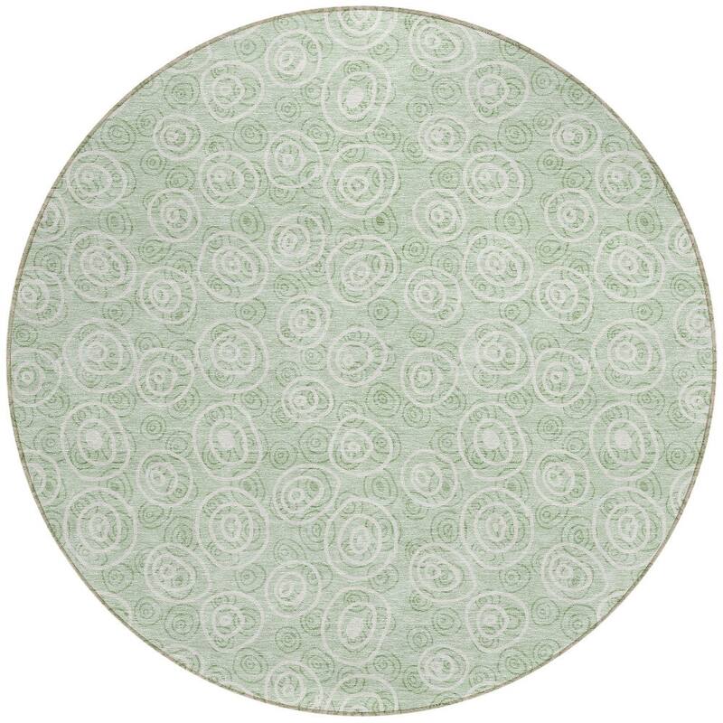 HomeRoots Geometric Transitional Rectangle Outdoor Rug