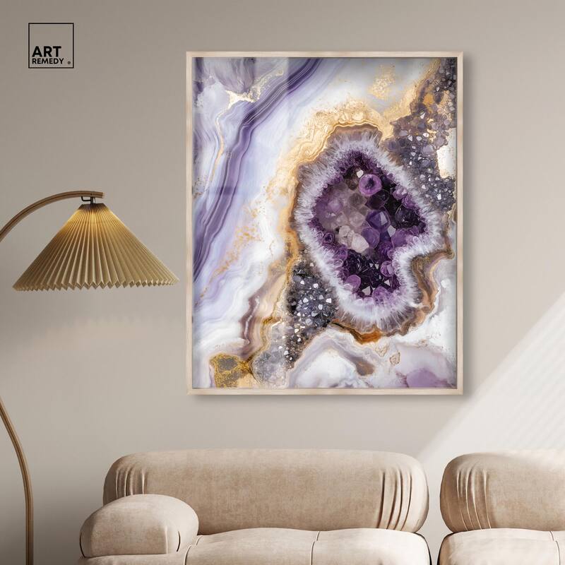 Amethystine Dream II Shadowbox by Art Remedy