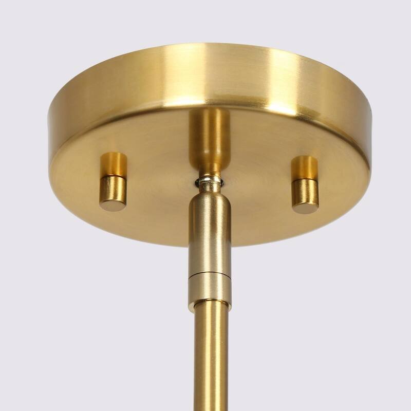 Mid-century Modern 1-light Gold Pendant Light Dimmable Kitchen Island Lighting