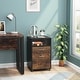 preview thumbnail 5 of 19, 2 Drawer Mobile File Cabinet with Lock, Filing Cabinet Printer Stand for Letter Size