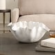 preview thumbnail 3 of 3, Uttermost Ruffle White Bloom Bowl