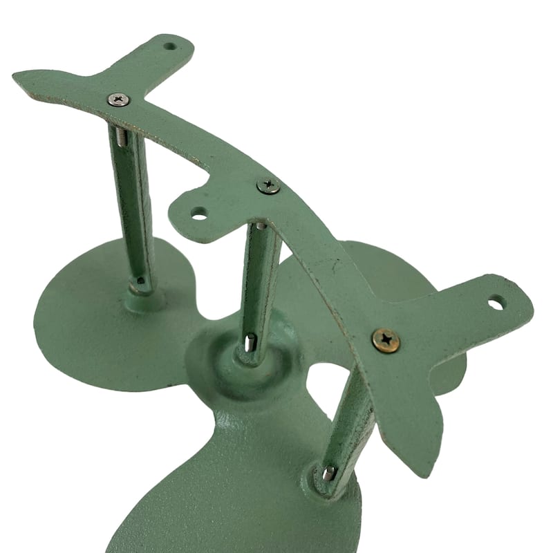 Nautical Propeller Hose Holder Verdigris/Bronze, Cast Iron, Holds 75 - 10.25 X 10.25 X 6.5 inches
