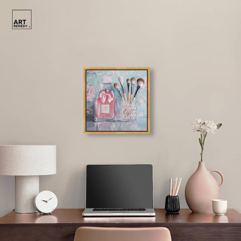 Love Dainty Perfume and Makeup Canvas by Art Remedy