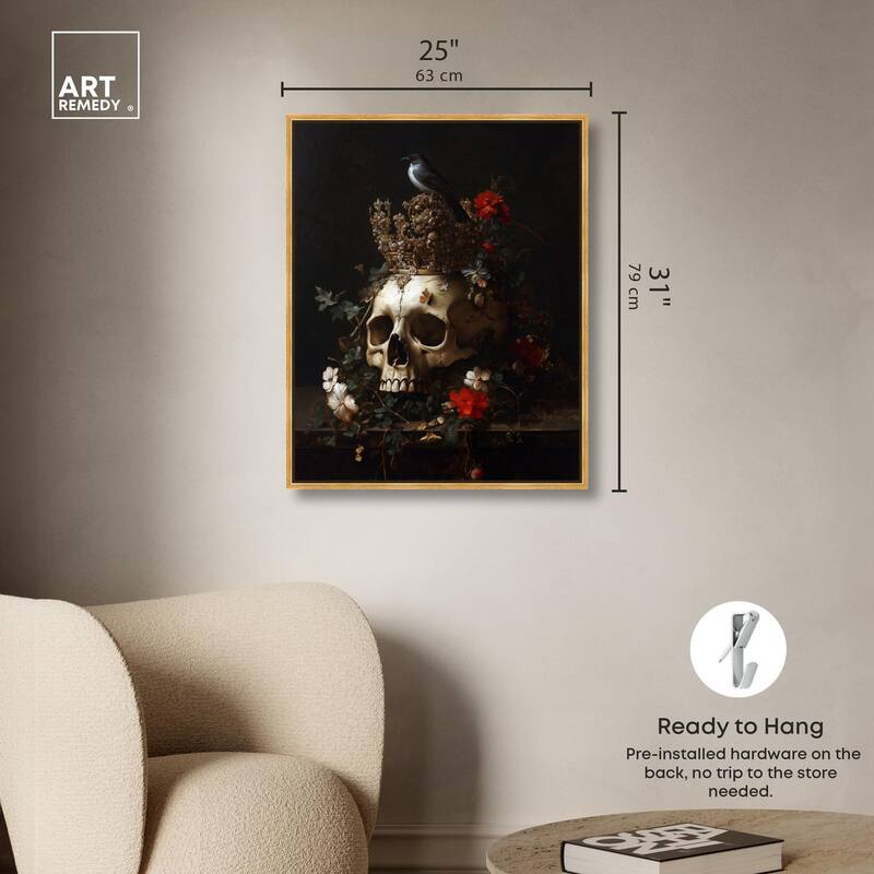 Skull's Legacy Canvas by Art Remedy
