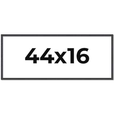 44x16 Frame Brown Solid Wood Picture Frame - Complete Modern Photo