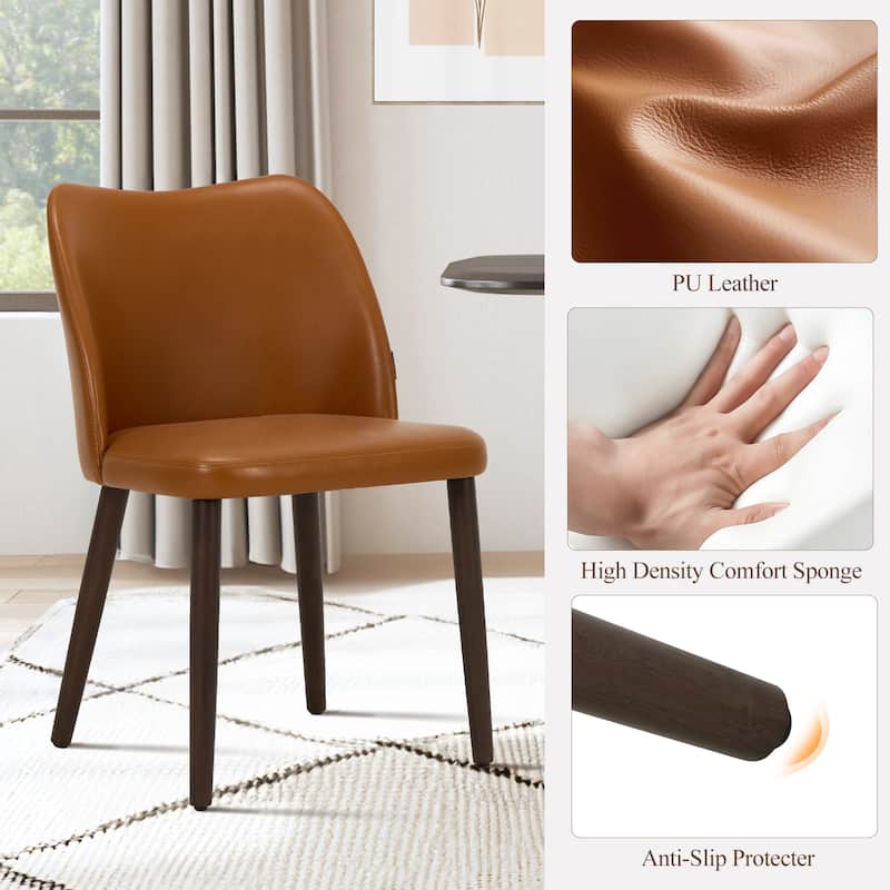 Modern Dining Chairs Upholstered Kitchen Chairs (set of 2)