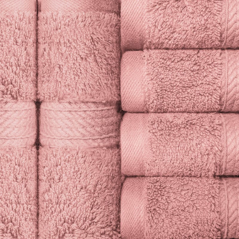 Superior Egyptian Cotton Pile Heavyweight Face Towel Set of 6