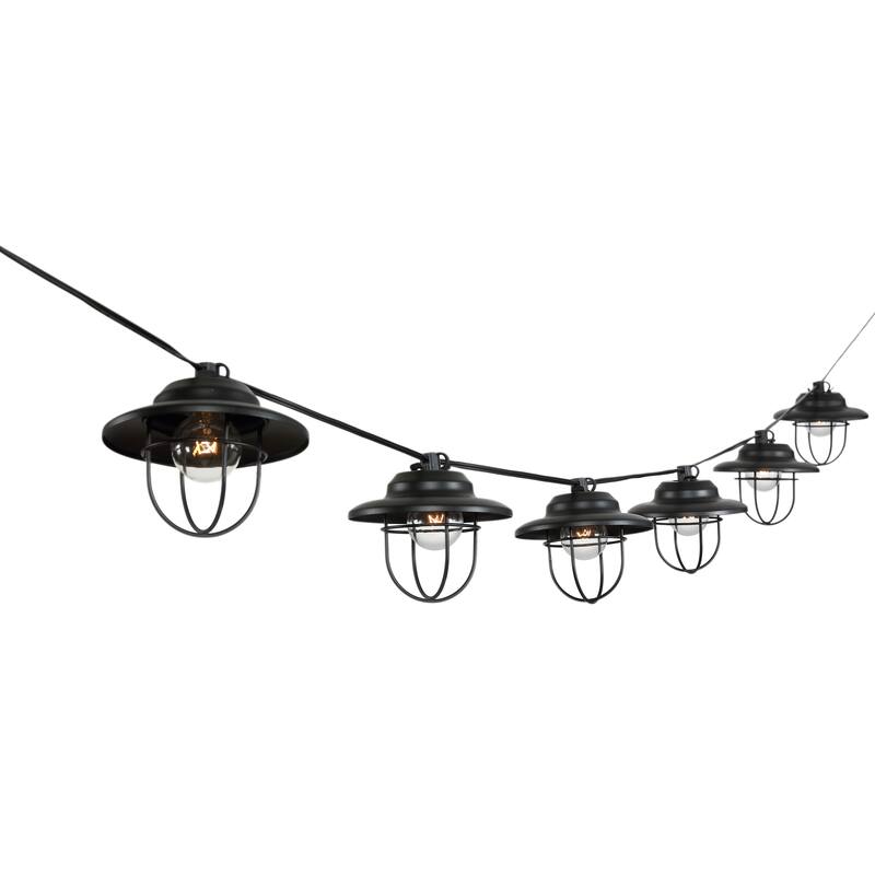 JONATHAN Y 10 ft G40 String Lights - 10-Light, Indoor/Outdoor - 10-Light