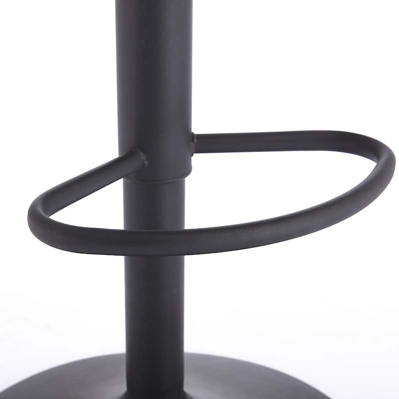 Bar Stools Set of 2,Adjustable Barstools with Back and Footrest