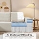 preview thumbnail 12 of 26, Indoor 108" Oversized Loveseat Sofa Lounge Chair with Fluffy Comfy Cloud Couch - 1 Set