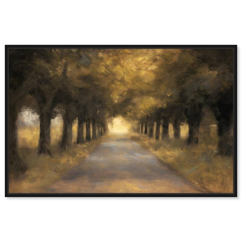 Misty Morning Canvas by Art Remedy - Black - 30" x 20"