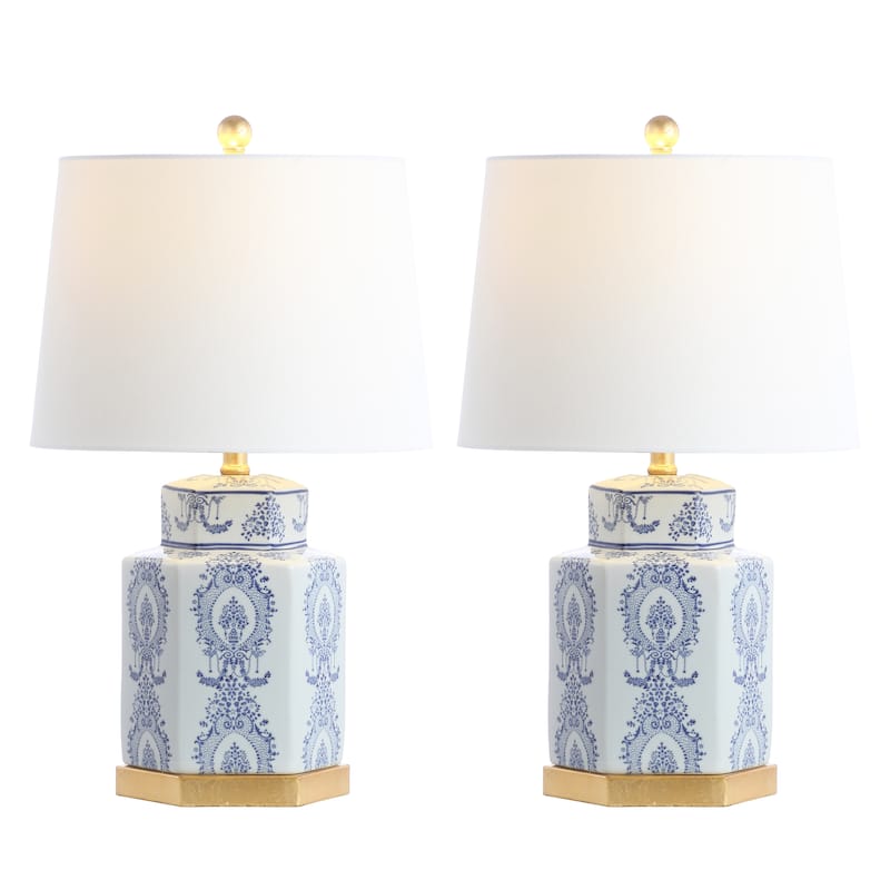 SAFAVIEH Lighting 23-inch Bodin LED Table Lamp (Set of 2) - 14"x14"x23"