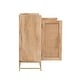 preview thumbnail 18 of 17, Spence Wooden Bar Cabinet with Marble Top