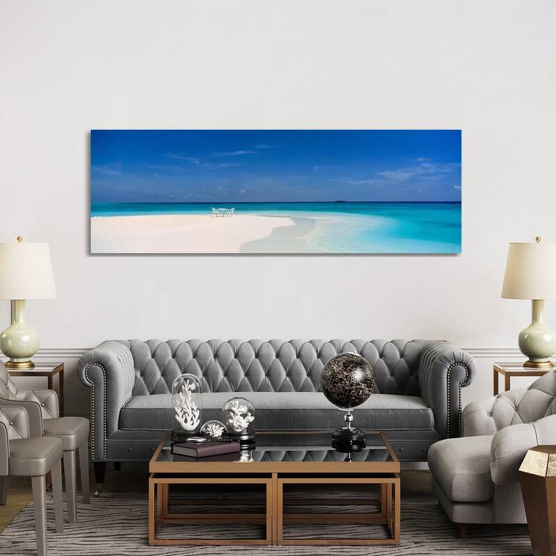 iCanvas "Beach Scene The Maldives" by Panoramic Images Canvas Print