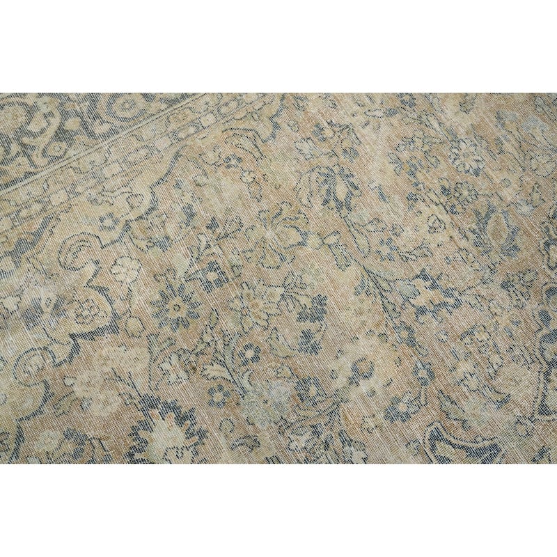 Hand Knotted Oriental 100% Wool Carpet Traditional Floral Multi-Colored Mahal Area Rug - 11' 10'' X 8' 1''