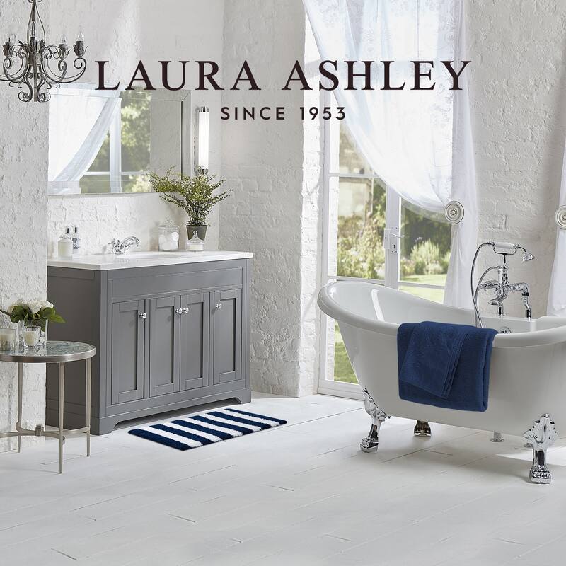 Laura Ashley Eden Stripe Bath Mat