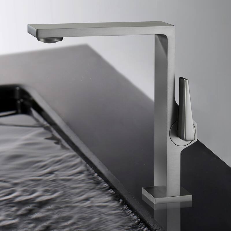 Single-Handle Deck Mounted Bathroom Faucet