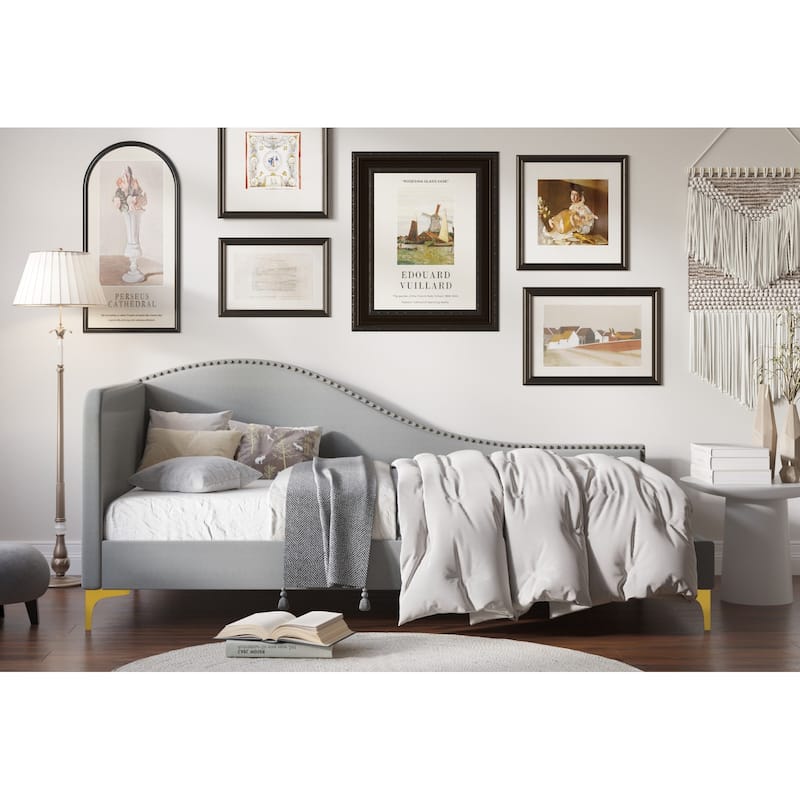 Loretta Upholstered Twin Daybed - Grey