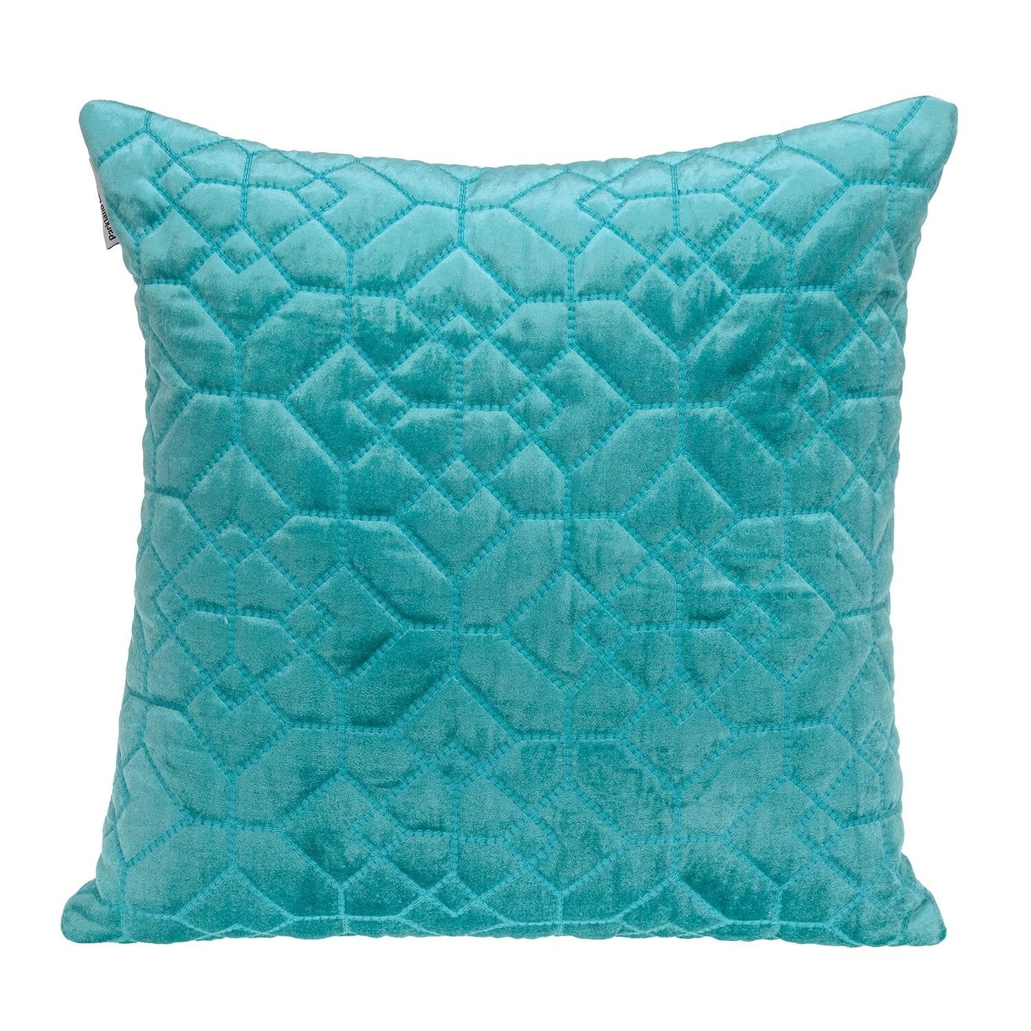 Teal Quilted Diamonds Velvet Solid Color Throw Pillow Bed Bath Beyond 39555837
