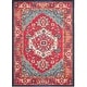 preview thumbnail 9 of 30, SAFAVIEH Monaco Urve Boho Medallion Rug 6'7" x 9'2" - Red/Turquoise - Rectangle