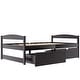 preview thumbnail 47 of 53, Exquisite and Simple Design Wood Platform Bed with Two Drawers, Space-saving,Safety Guaranteed