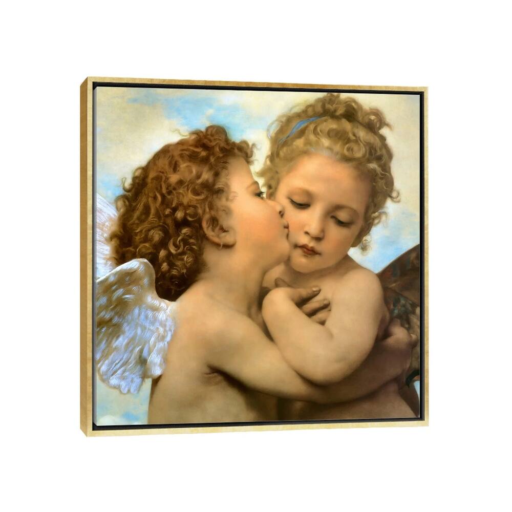 iCanvas "Bouguereau, Angels and cupids" by Vintage Apple Collection Framed Canvas Print