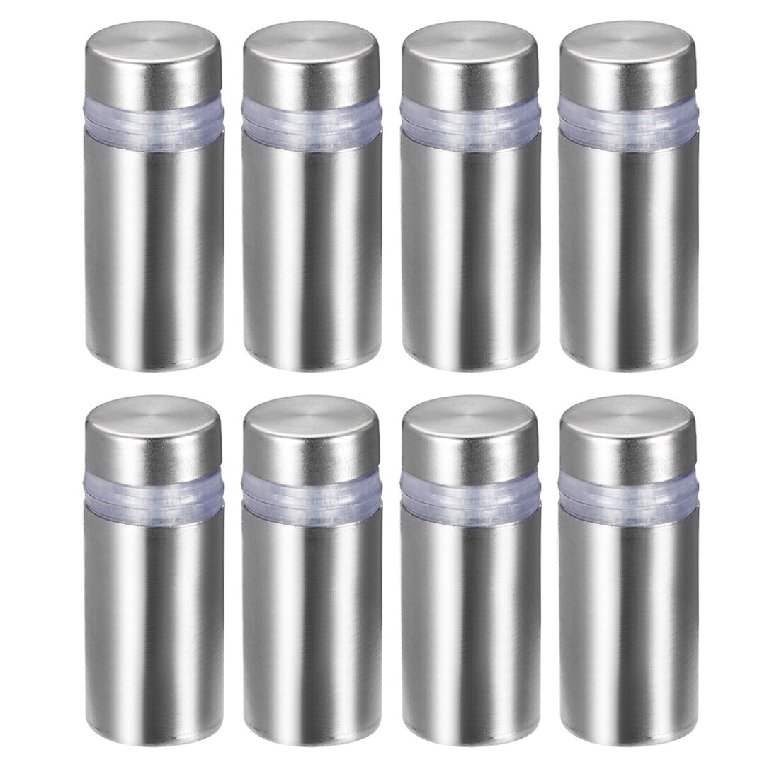 Glass Standoff Double Head Stainless Steel Standoff Holder 12mm x 37mm