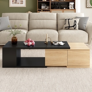 Extendable Coffee Table with 2 Storage Drawers - Bed Bath & Beyond ...