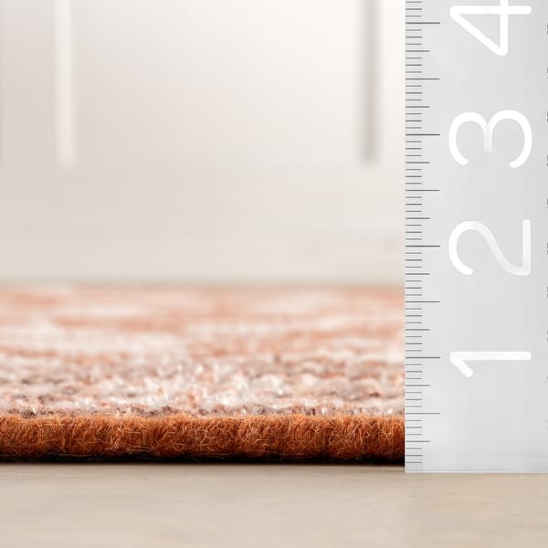 dimension image slide 1 of 3, Padma Lakshmi Botanica Hand-Tufted Botanical Wool-Blend Rug