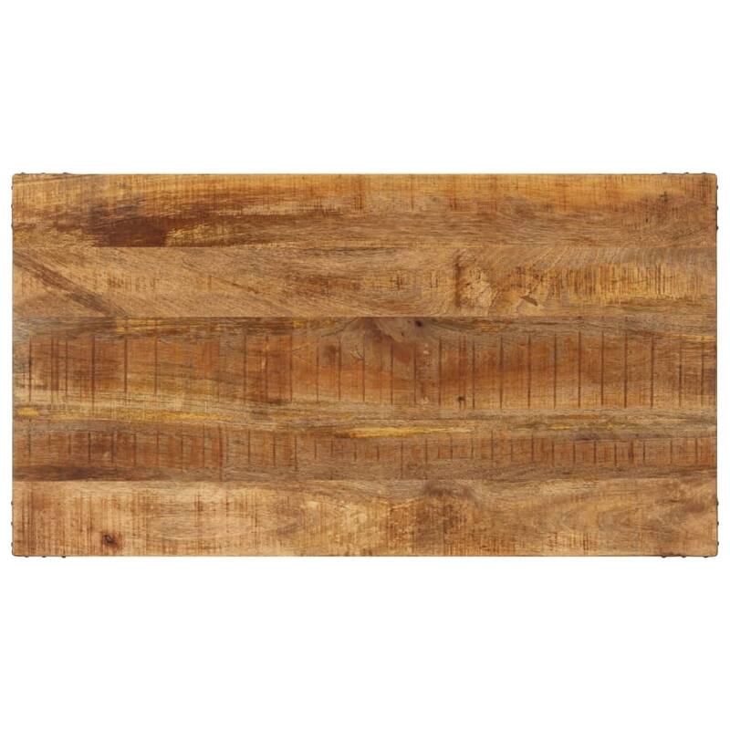 vidaXL Dining Table 43.3"x23.6"x29.9" Solid Wood Mango