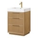 preview thumbnail 8 of 77, Hohhot Bath Vanity with Integrated Stone Sink Top without Mirror