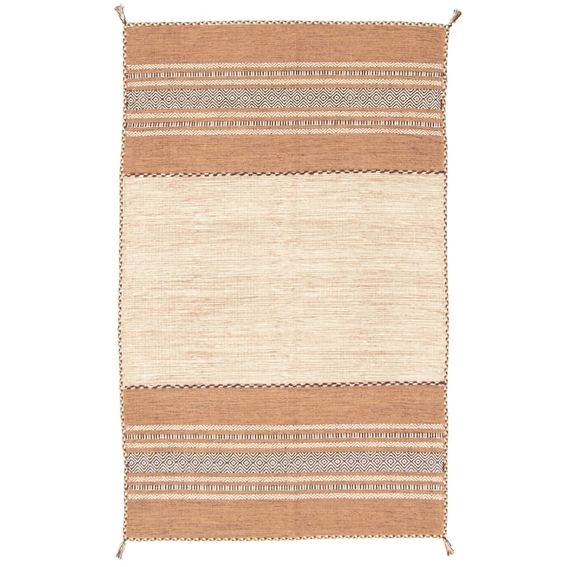 ECARPETGALLERY Arizona Flat-weave Wool Kilim Area Rug