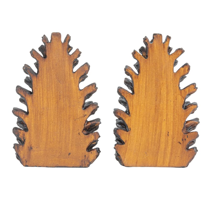 Pinecone Shaped Resin Bookends (Set of 2 Pieces)