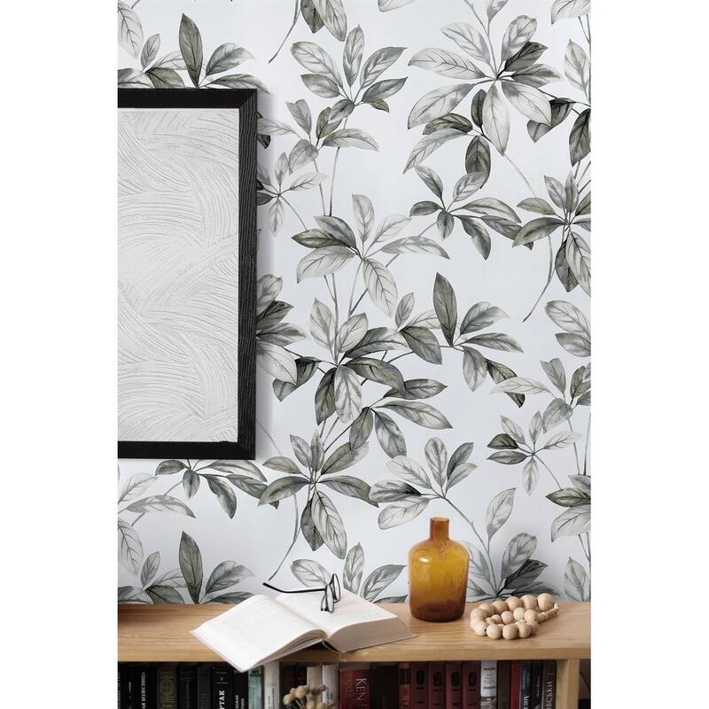 NextWall Leaf Trail Peel and Stick Wallpaper
