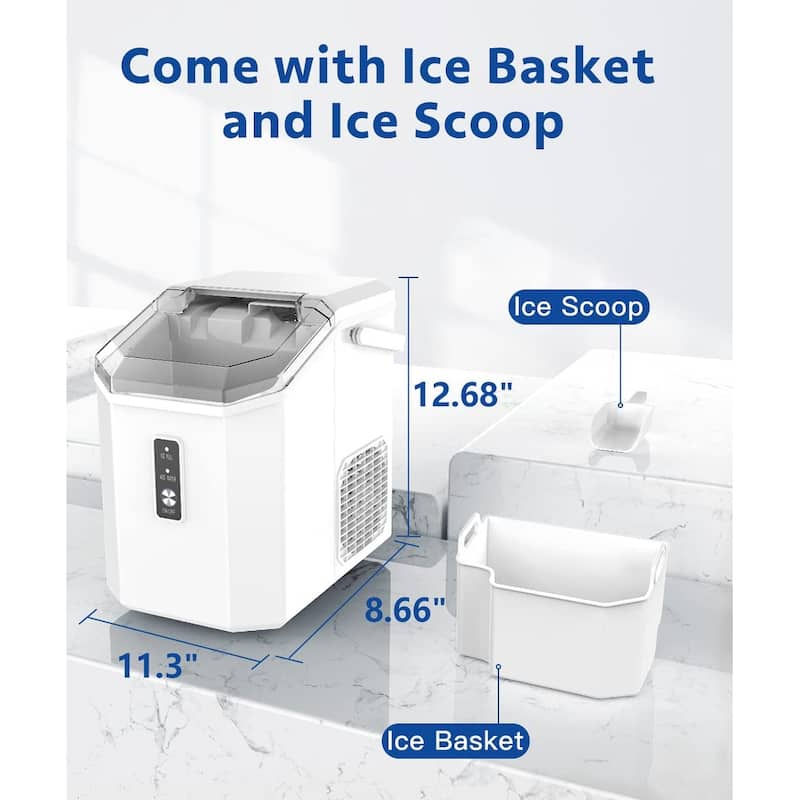 Ice Maker with Handle,33lbs/Day,