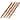 Chef Craft 9.5" Long Reusable Natural Bamboo Chopsticks Set - 4 Pair