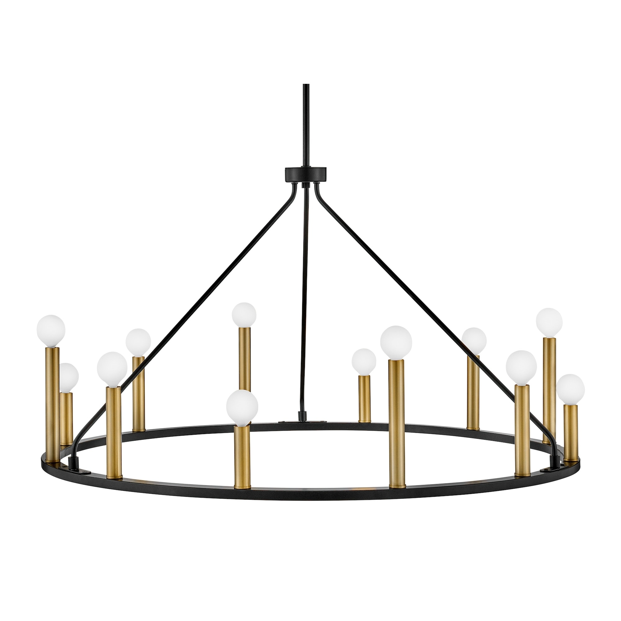 Lark 83159 Lazlo 12 Light 38" Wide Ring Chandelier