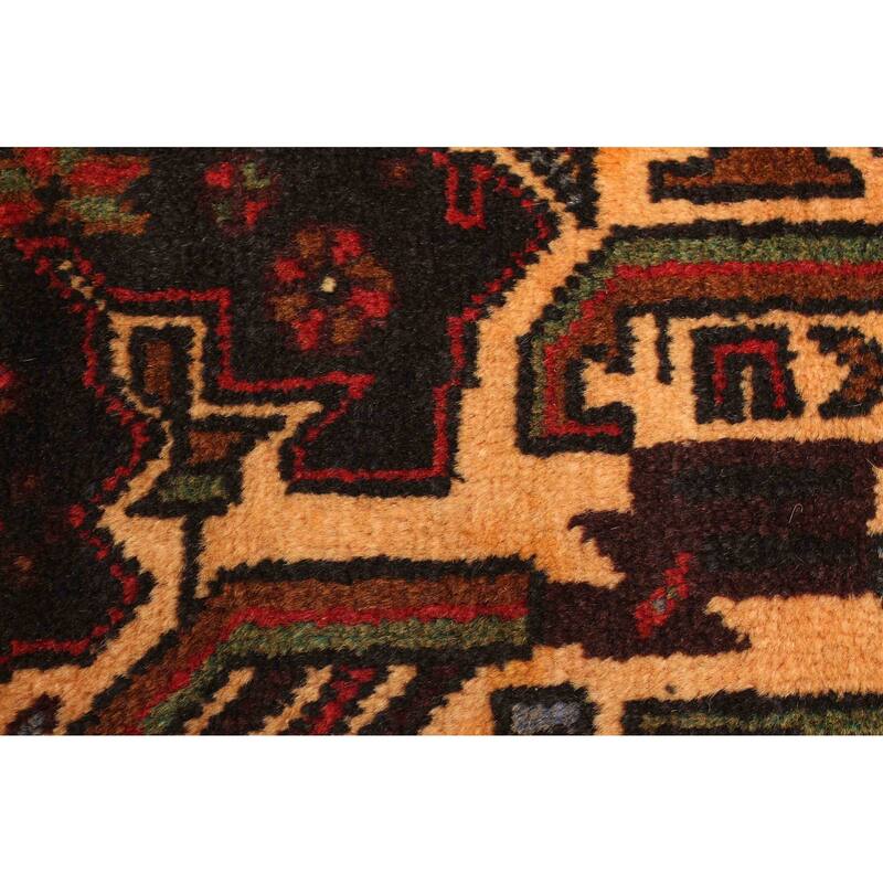 ECARPETGALLERY Hand-knotted Teimani Dark Brown Wool Rug - 2'10 x 4'1