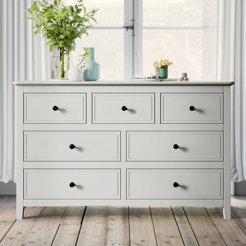 Global Pronex 7 Drawers Solid Wood Dresser