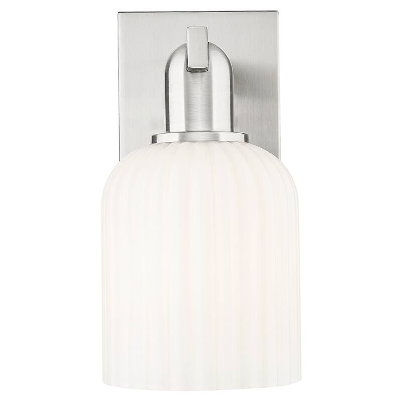 Innovations Lighting 716-1W-G559-5GWH Bridal Veil 11" Tall Bathroom