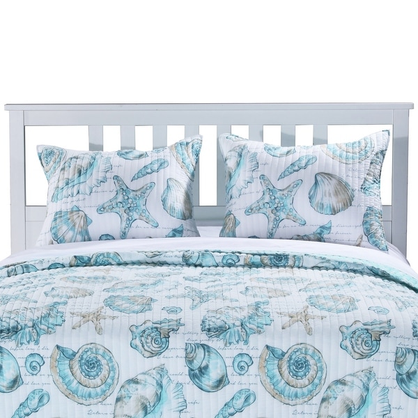 Barefoot Bungalow Cruz Coastal Pillow Shams Set of 2 On Sale