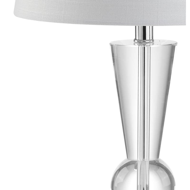 Ashley 22" Crystal LED Table Lamp, Clear by JONATHAN Y