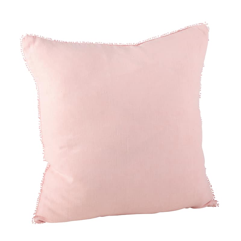 Pom Pom Design Throw Pillow