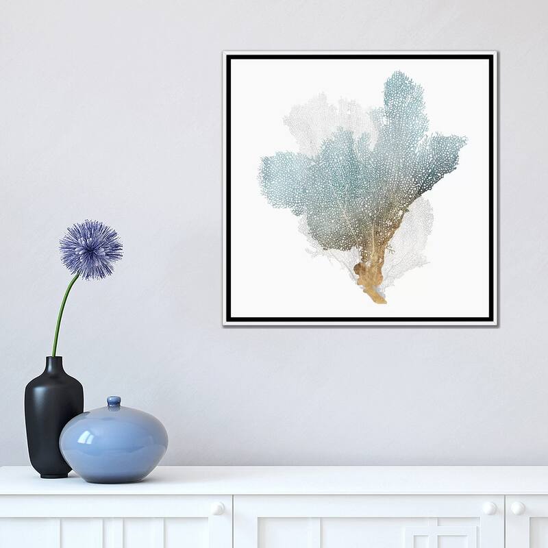 iCanvas "Delicate Coral III " by Isabelle Z Framed Canvas Print