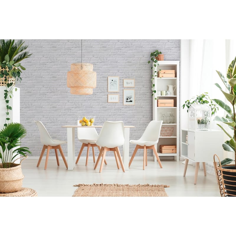 Galerie Wallcoverings Bricks and More Collection Contemporary Brickshire Residents Vinyl on Non-woven Wallpaper Roll