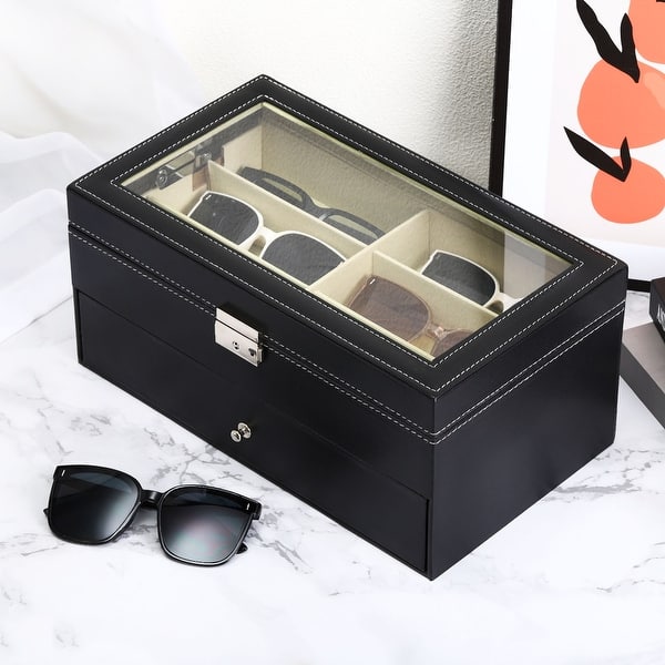 Sunglasses Display Sunglasses Organizer Plastic Stackable