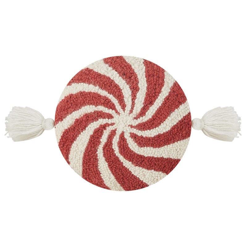 Nom Hook Pillow with Tassels